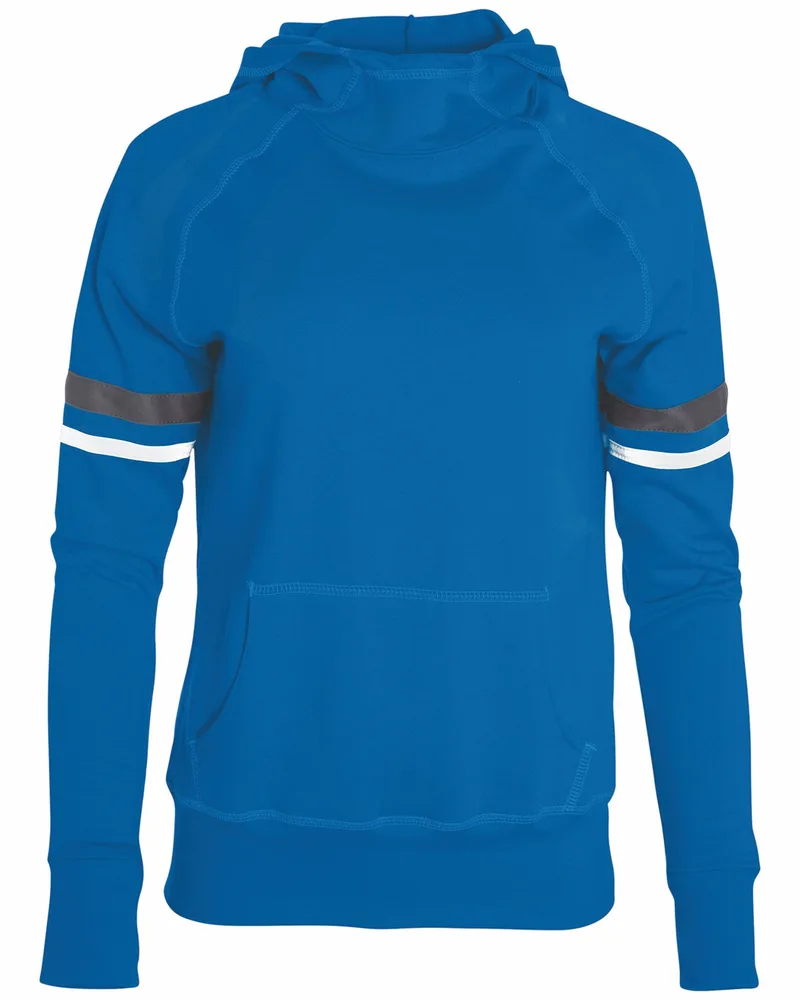 Augusta Girls Spry Hooded Sweatshirt view 4