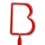 Letter "B" Inkbend Xtra, Bent Pen