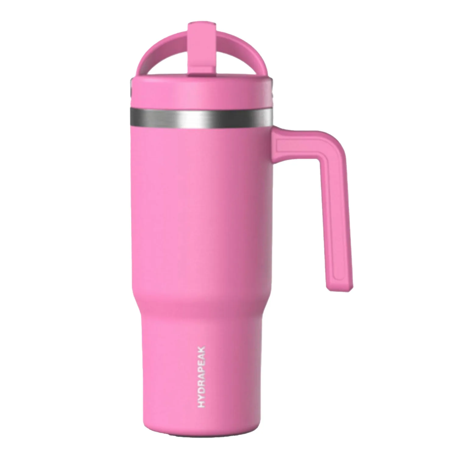 18 oz Hydrapeak® Stainless Steel Insulated Tumbler With Handle and Straw Lid view 5