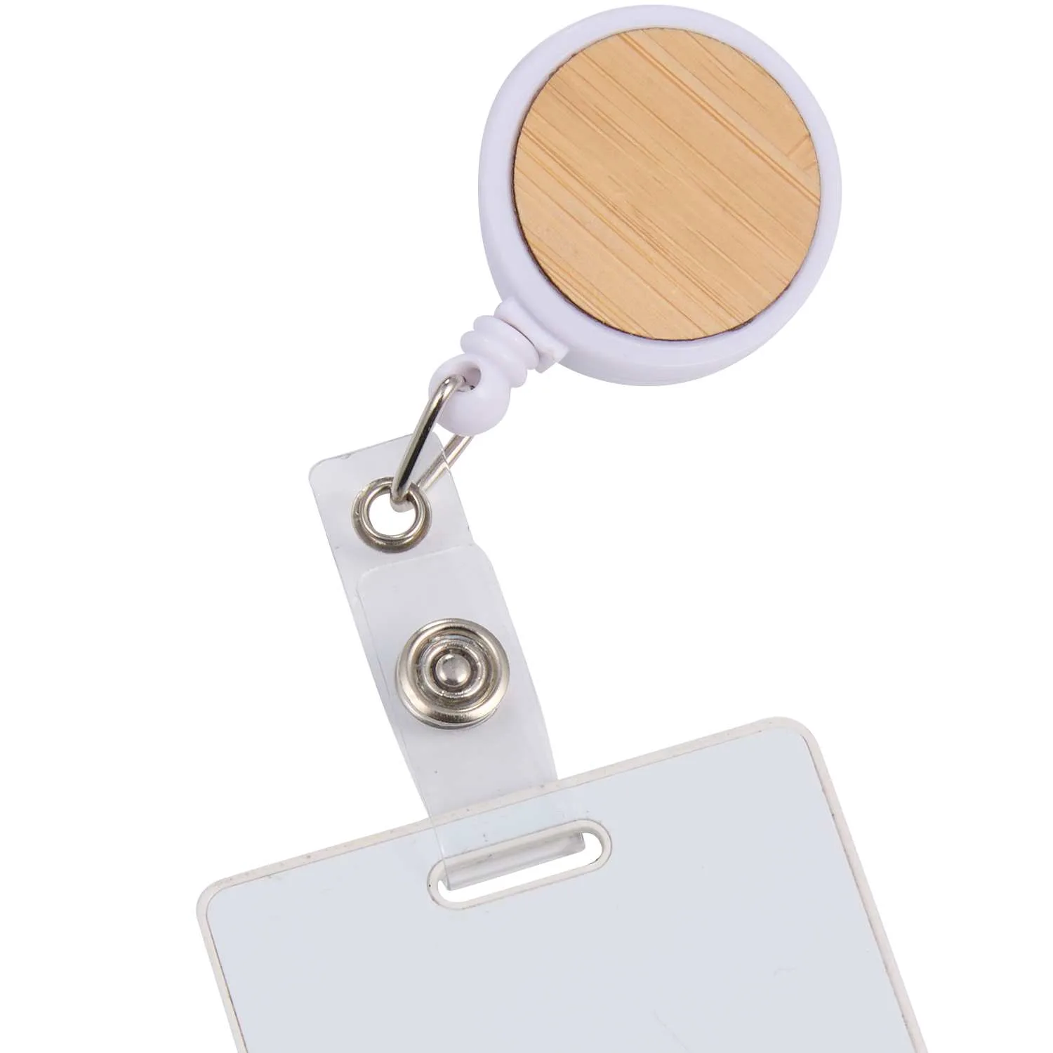 Bamboo Badge Holder view 2