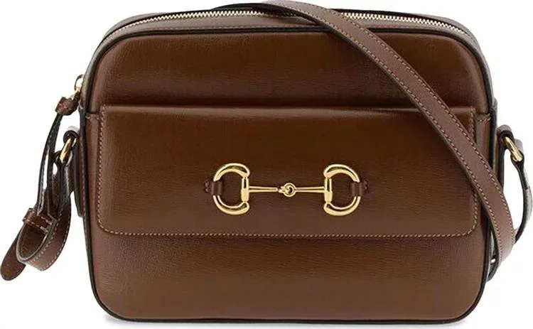 Gucci Horsebit 1955 Small Shoulder Bag - Brown
