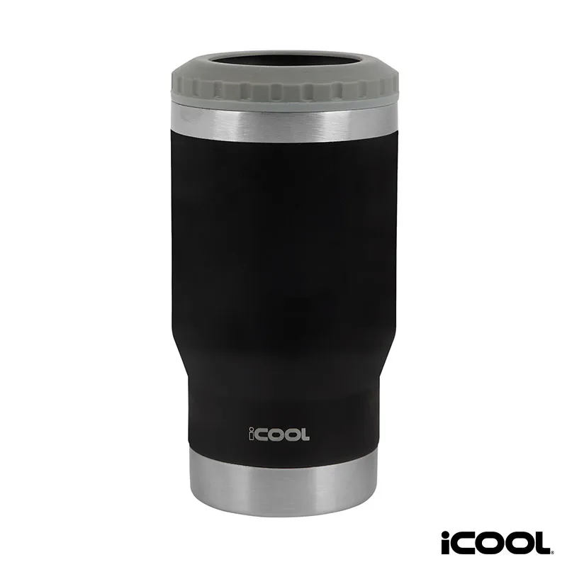 iCOOL Oswego 14 oz. Double Wall Stainless Steel Can Cooler / Tumbler view 2