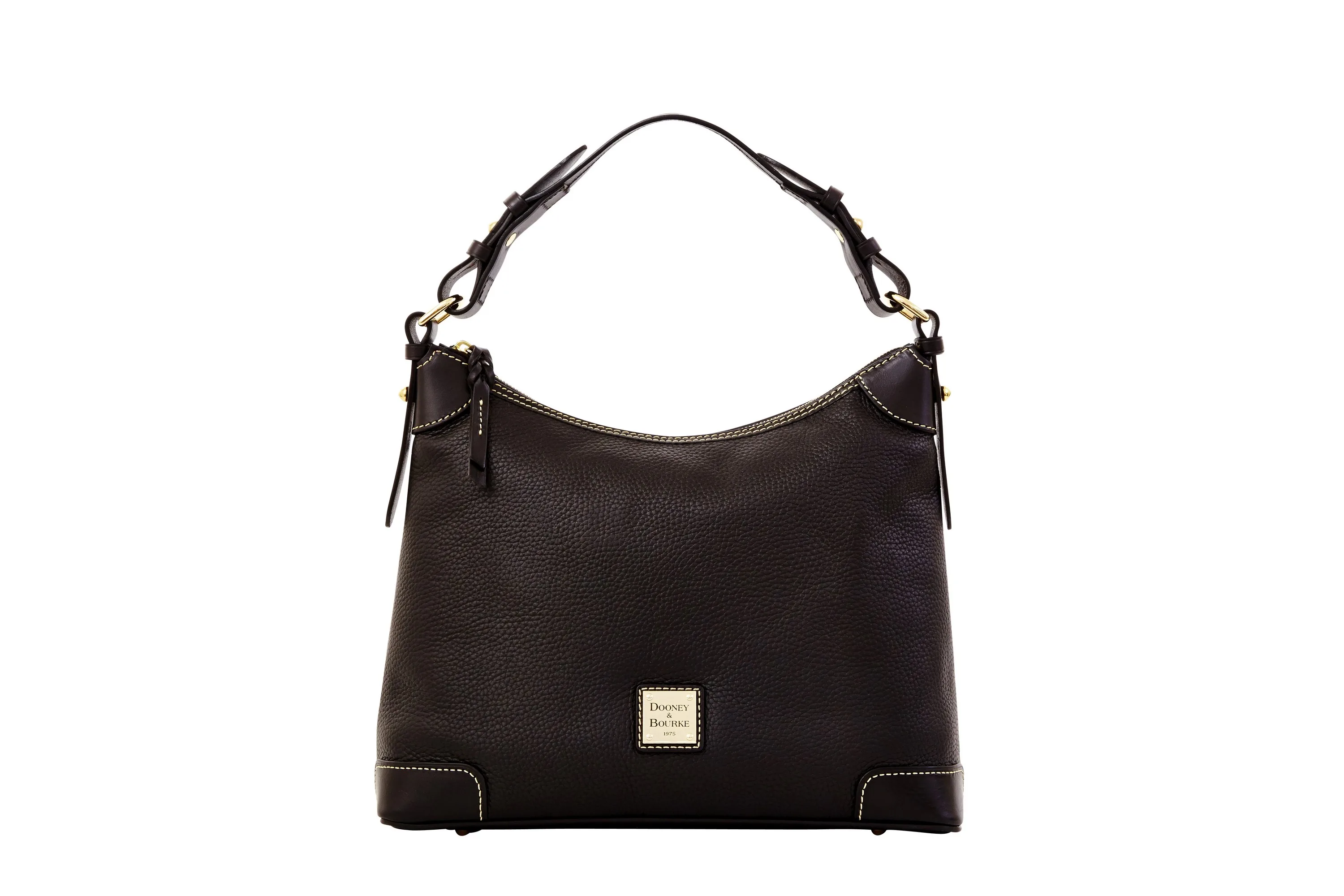 Dooney & Bourke Pebble Black Grain Hobo