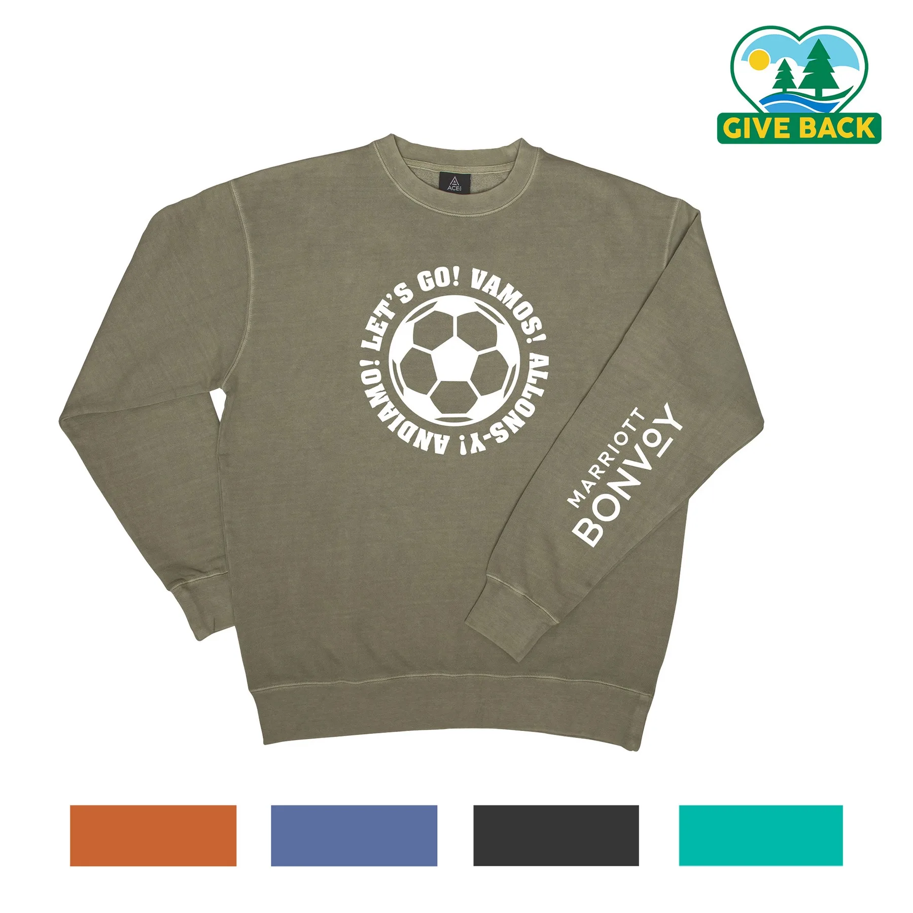 Soccer - ACE Vintage Wash Crew Fleece