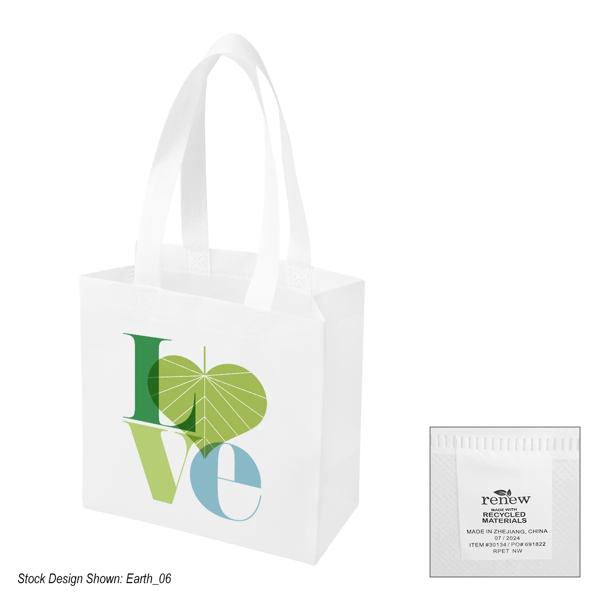 Rowan Rpet Non-woven Shopper Tote Bag view 2