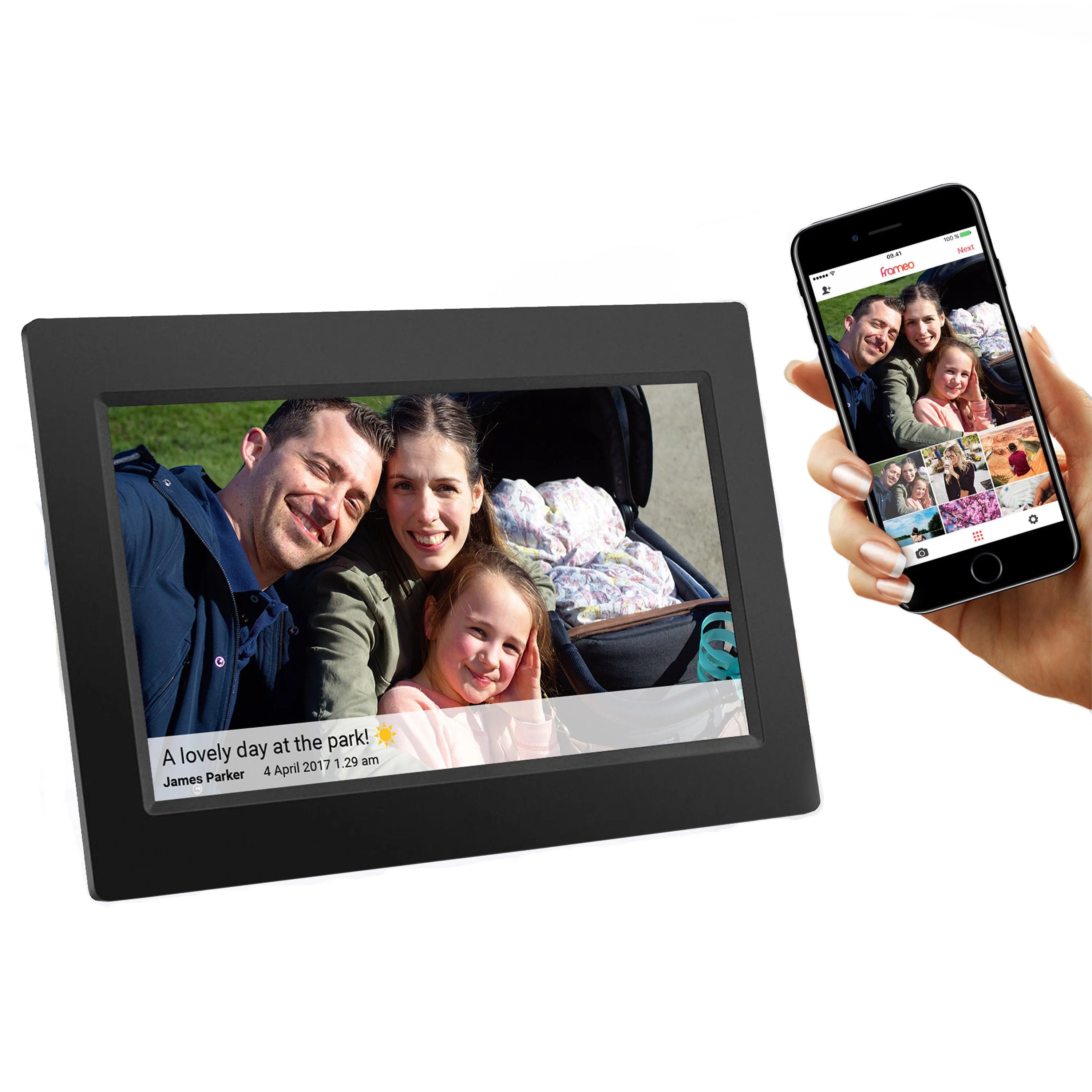 Supersonic 10" Smart Photo Frame Black