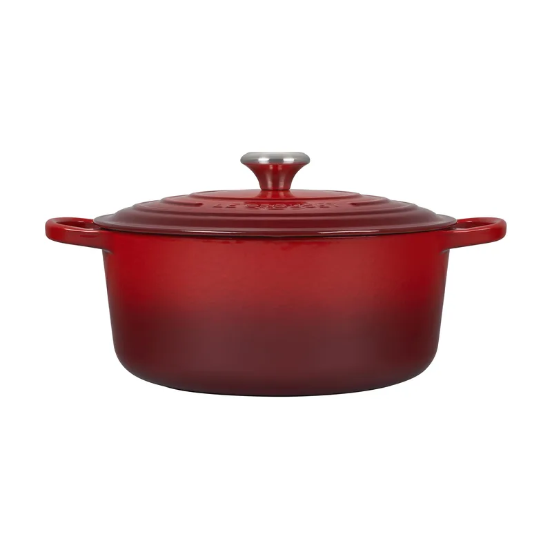 Le Creuset 7.25Qt Signature Cast Iron Round Dutch Oven Cerise