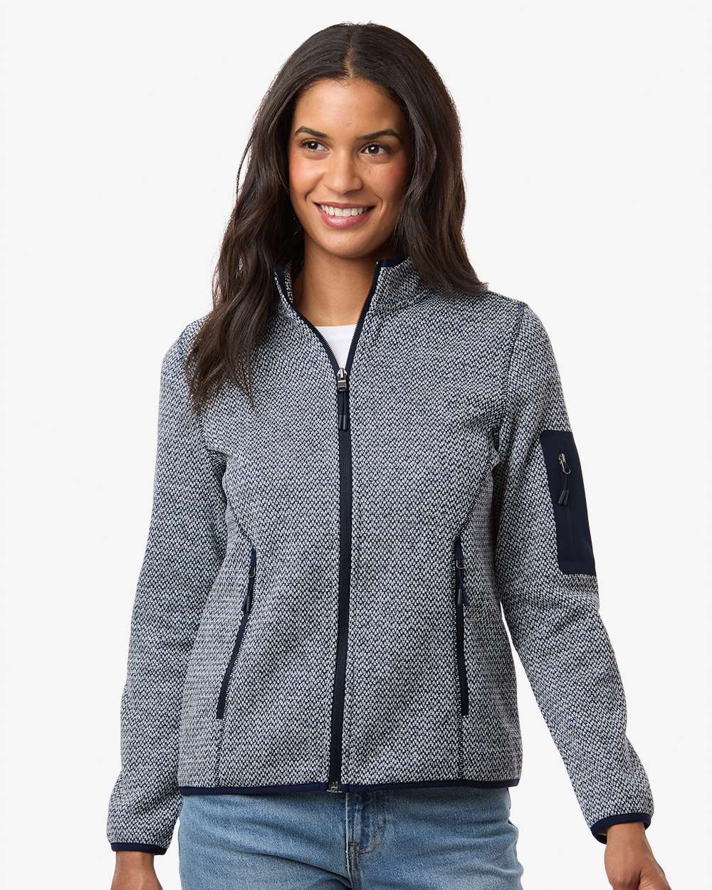 NORTH END® Women's Jasper Full-Zip Fleece Jacket view 2
