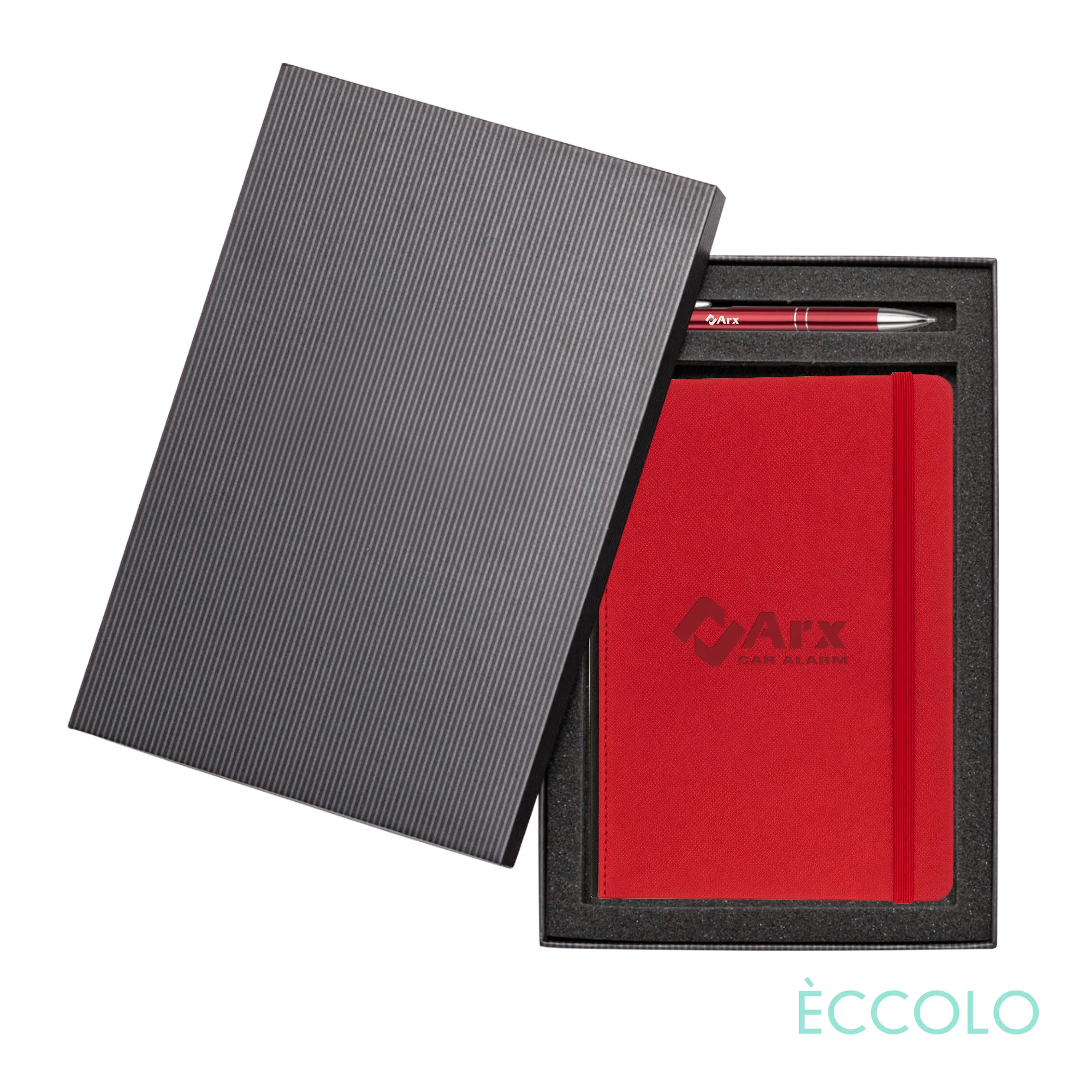 Journal & Clicker Gift Set, Red PMS 4060/Red
