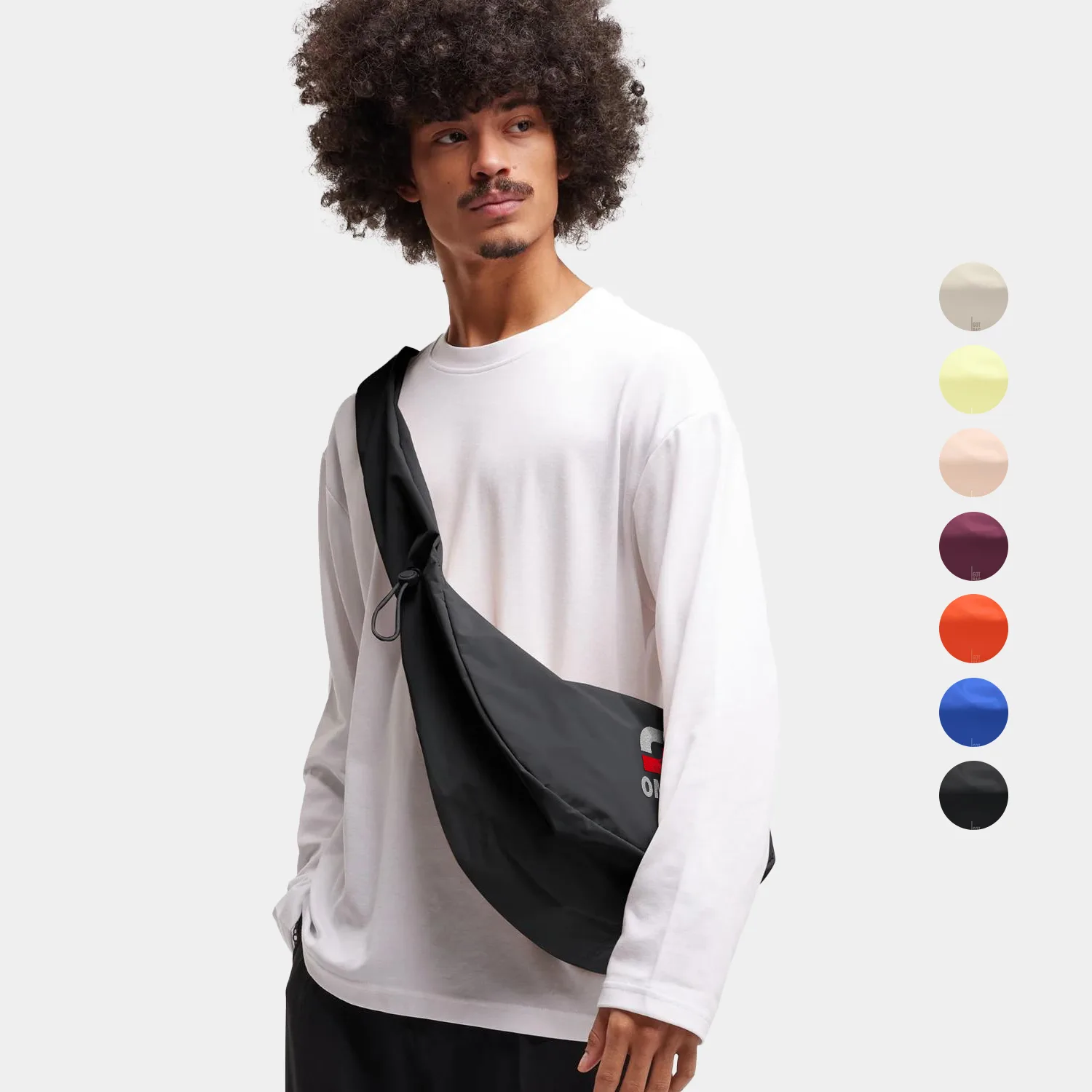 GOT BAG® Moon Bag Ruffle – GOTS Certified Ocean Plastic Crossbody Bag