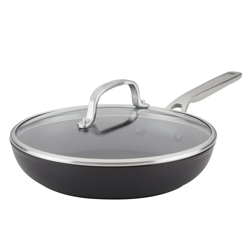 KitchenAid 10" Hard-Anodized Induction Fry Pan w/Lid