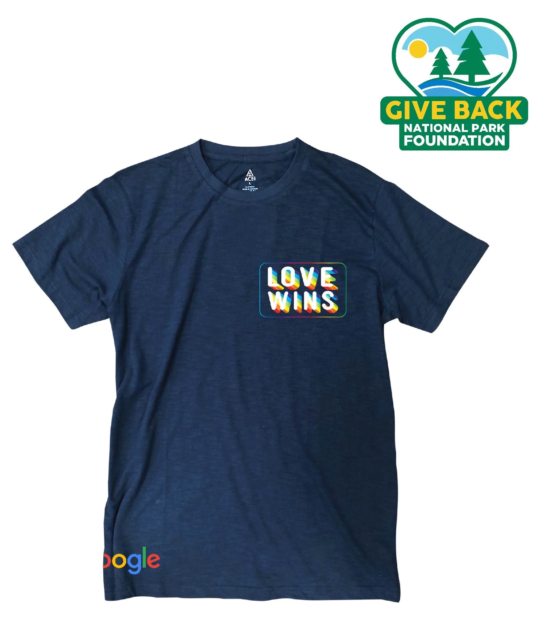 ACE Pride Slub T-Shirt S/S Crew Neck - Unisex view 3