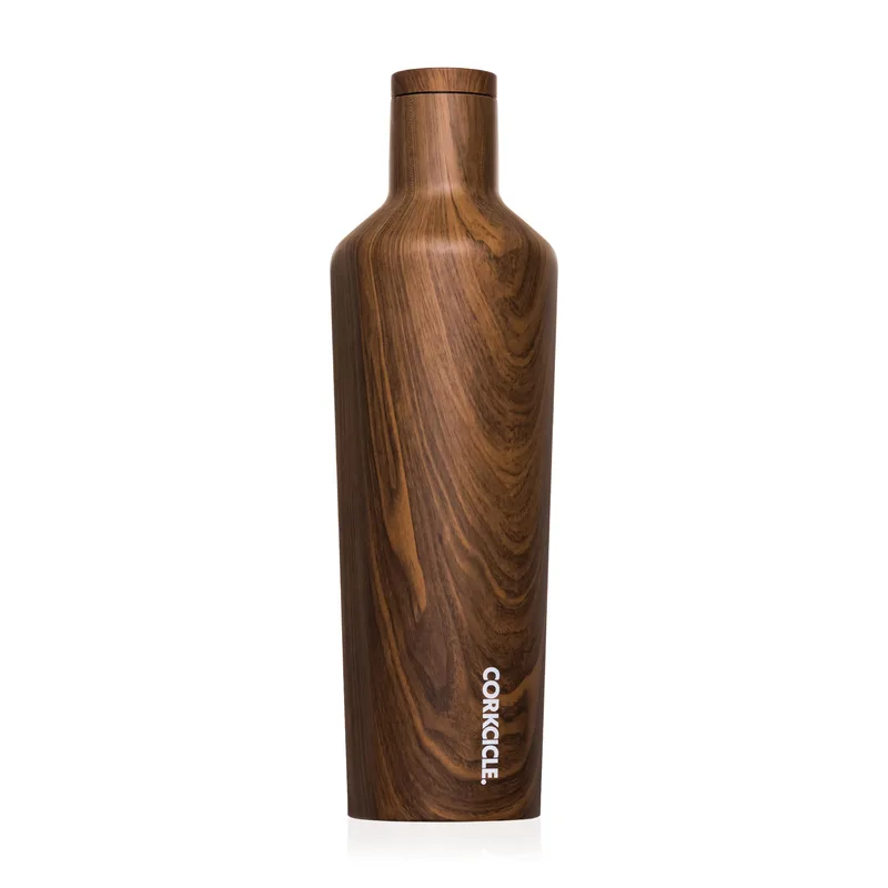 Corkcicle 25 Oz. Classic Canteen - Walnut Wood view 2