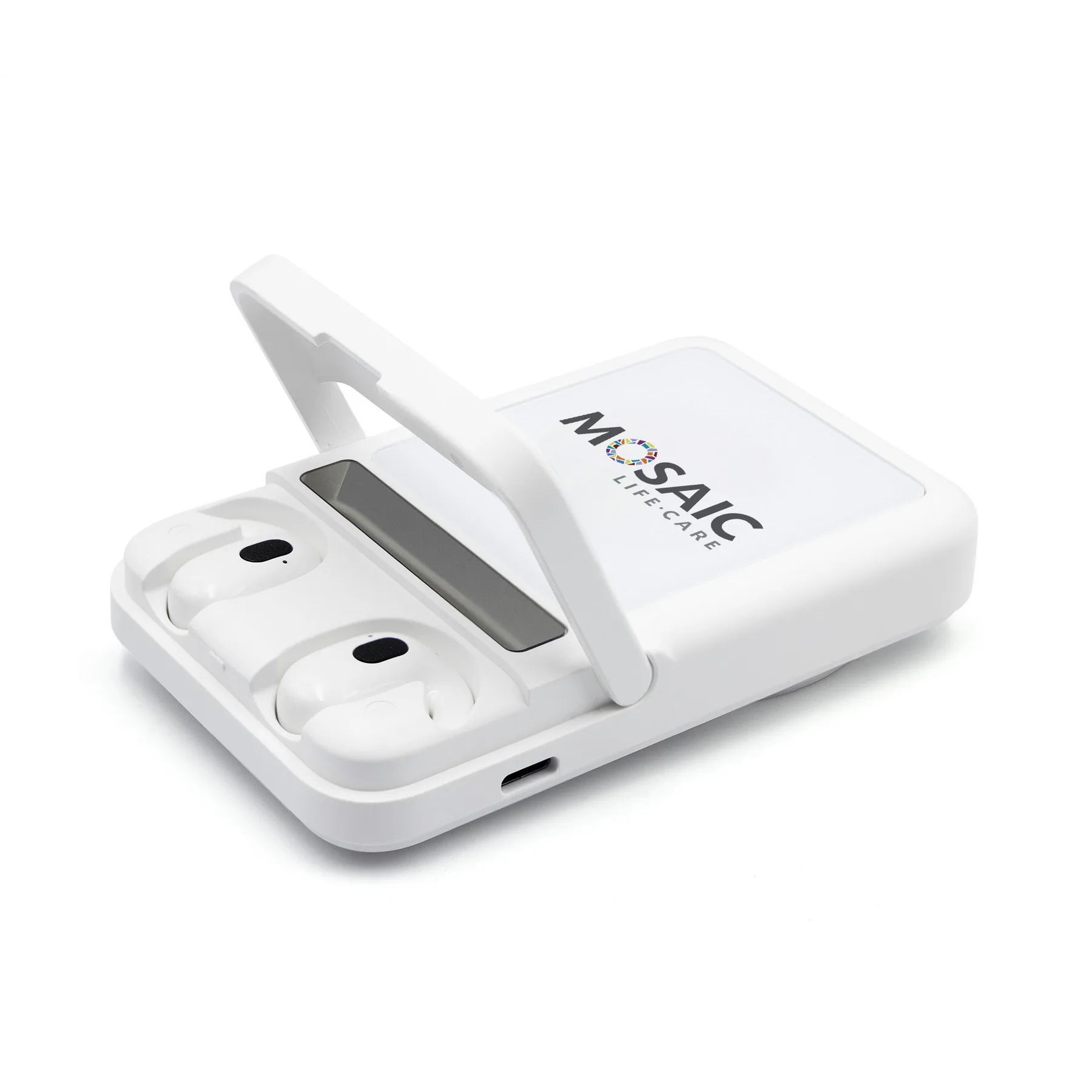 Arcadia, 7700 mAh Wireless Power Bank with TWS Earphones view 6