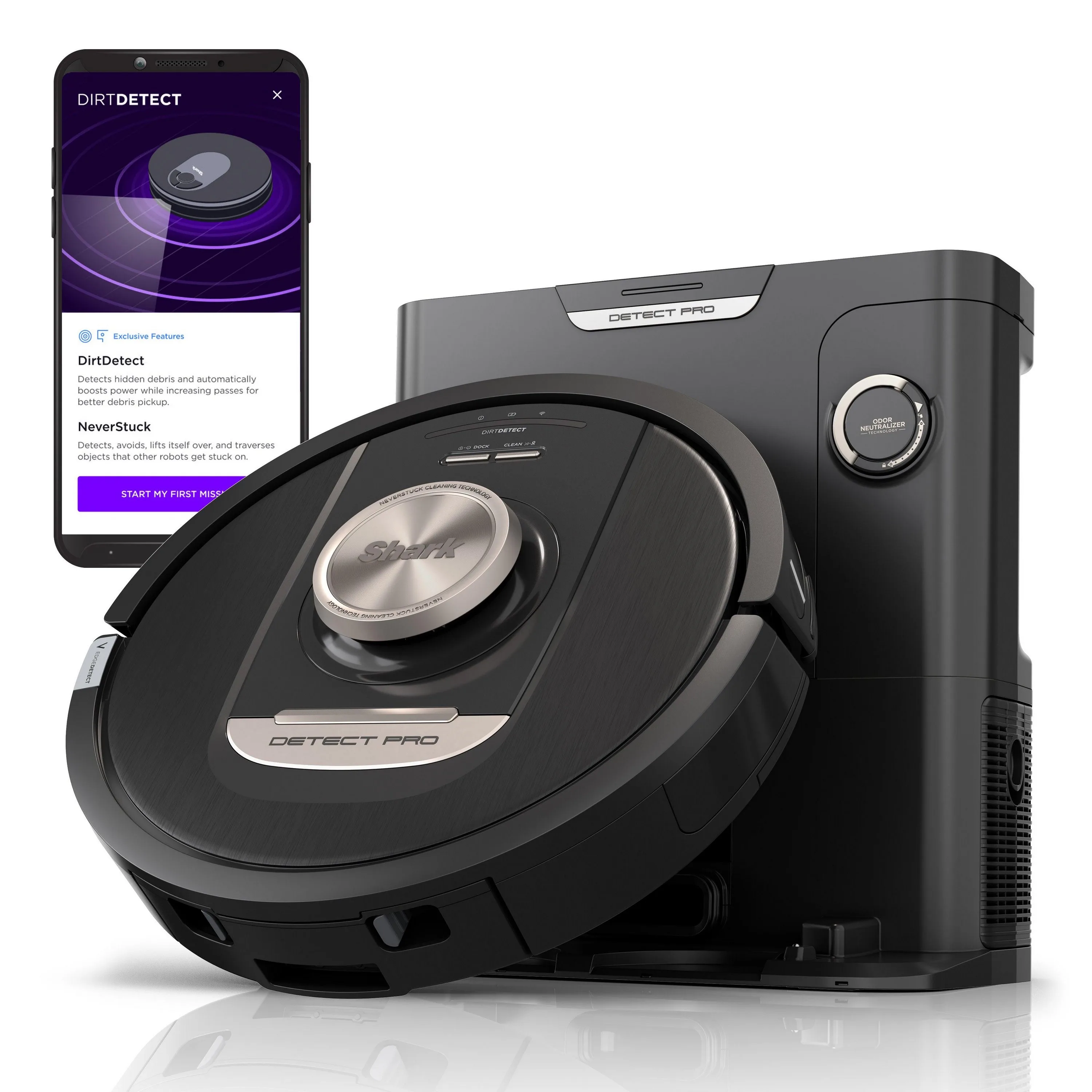 Shark Detect Pro Self-Empty Bagless Robot Vacuum