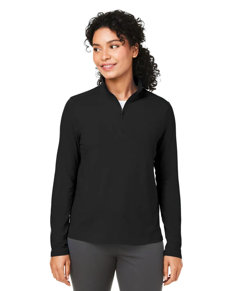 Devon and Jones® Women's Raleigh Stretch Quarter-Zip Pullover Sweater