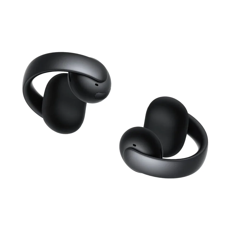 soundcore AeroClip Open-Ear Clip-On Earbuds - Midnight Black