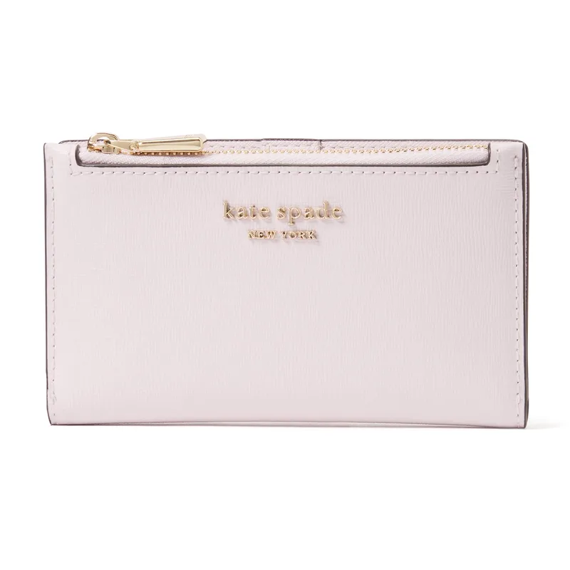 kate spade new york Morgan Small Slim Bifold Wallet - Shimmy Pink