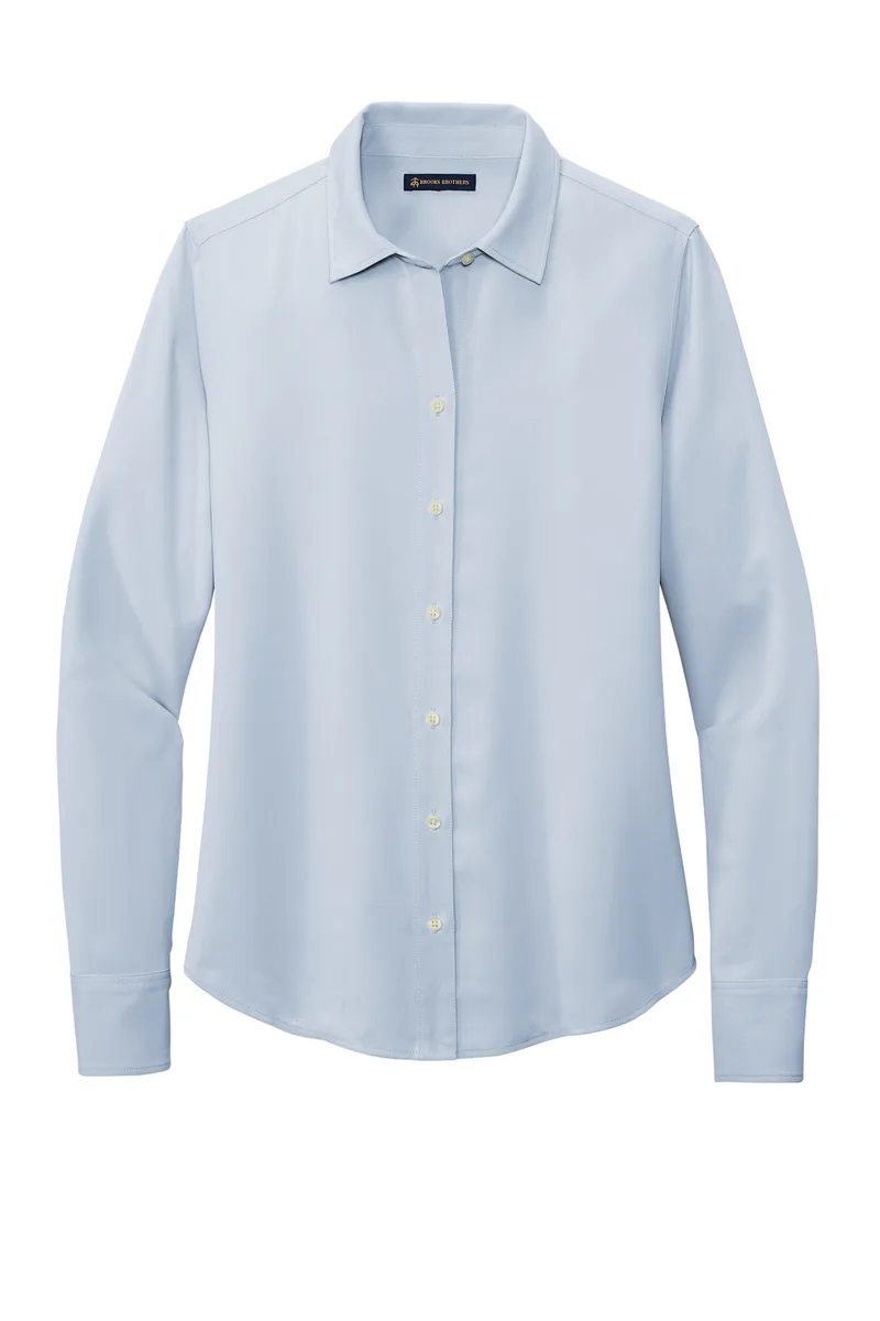 Brooks Brothers® Women's Full-Button Satin Blouse