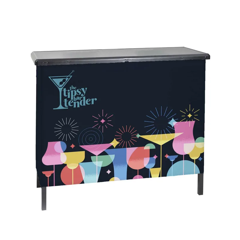 Portable Bar with Full-Bleed Wrap