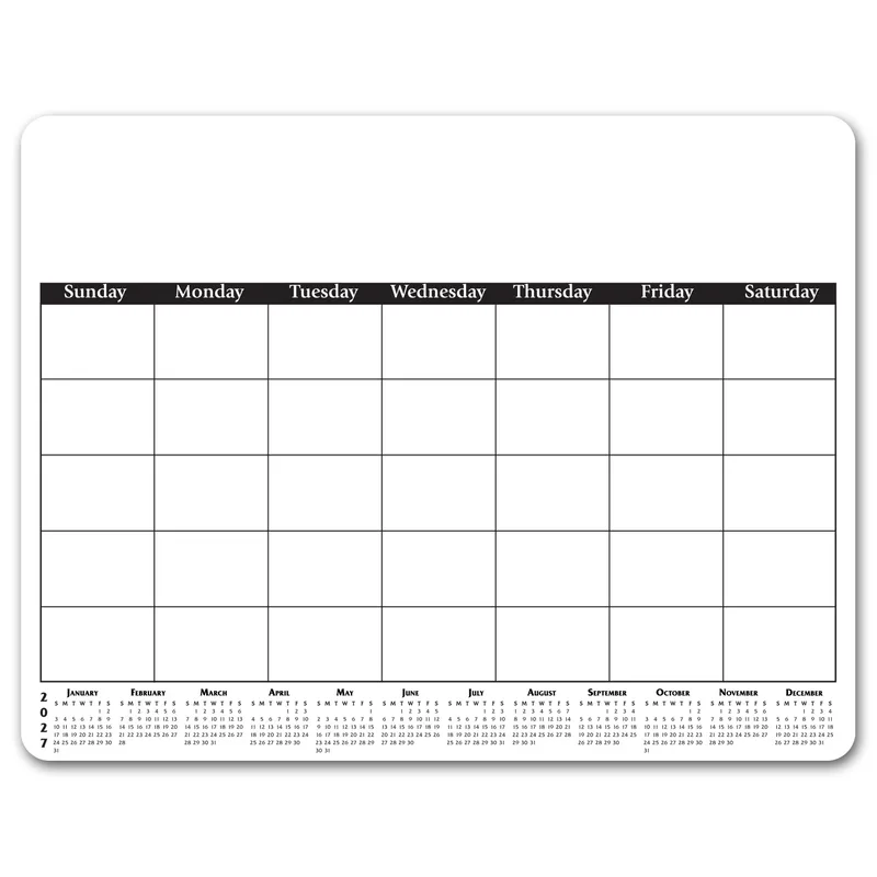 Memo Board Calendar w/ Rem Adh view 3