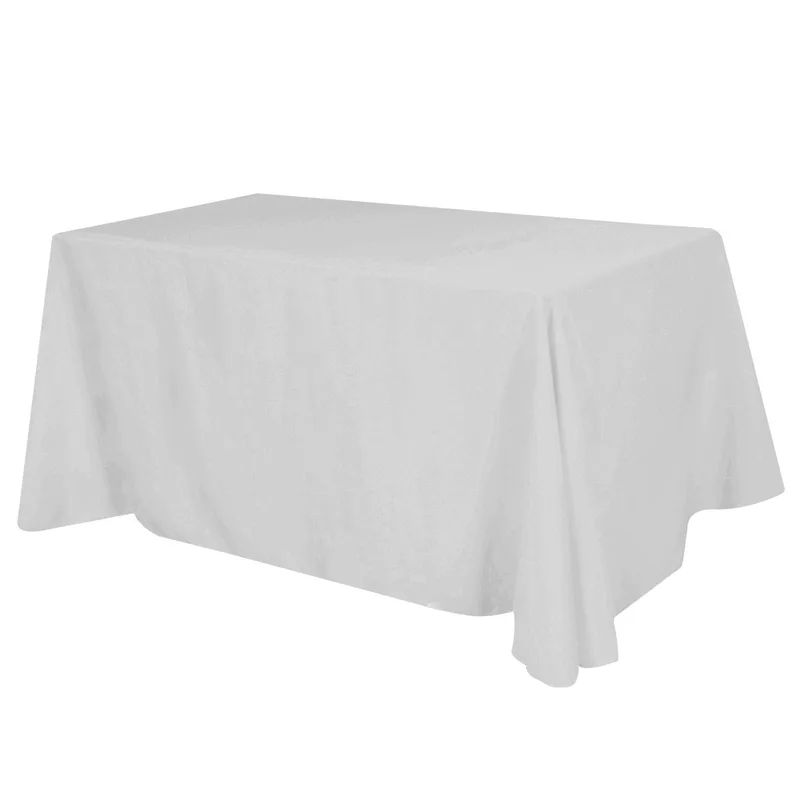 Flat All Over Dye Sub Table Cover - 4-sided, Fits 6' Table view 3