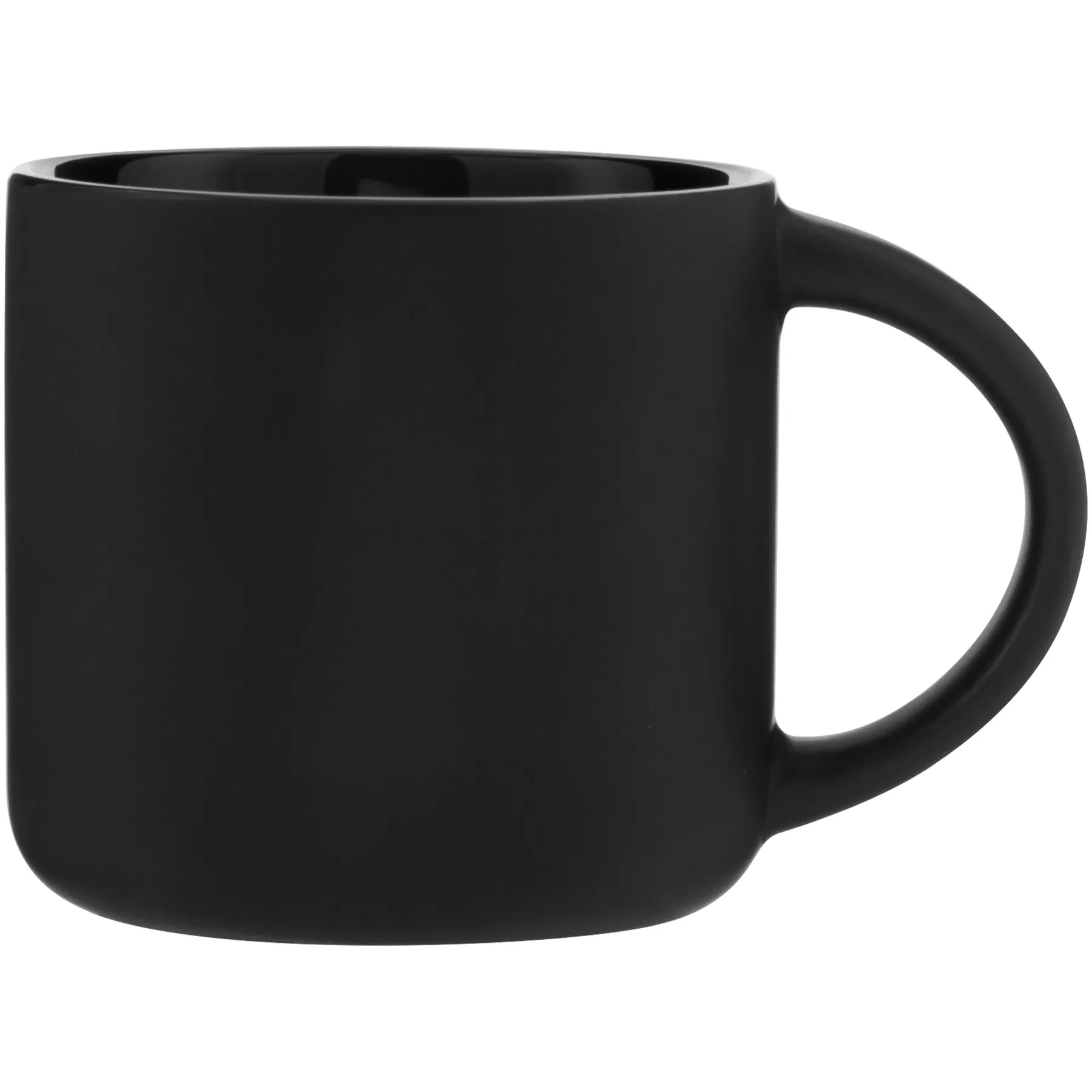 20 oz Minolo Ceramic Coffee Mug (Matte Black) view 2