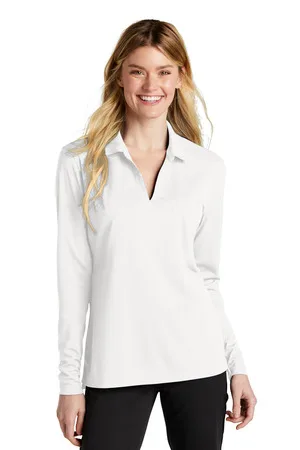 Nike Women's Dri-FIT Micro Pique 2.0 Long Sleeve Polo view 7