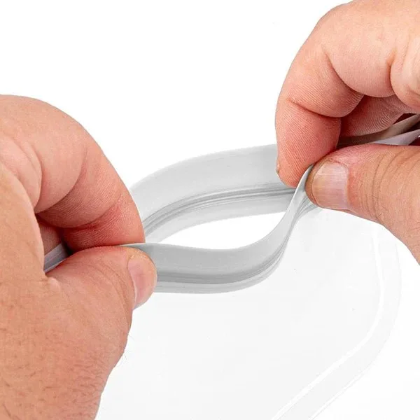 Clear/Gray Blank Top View Lifestyle