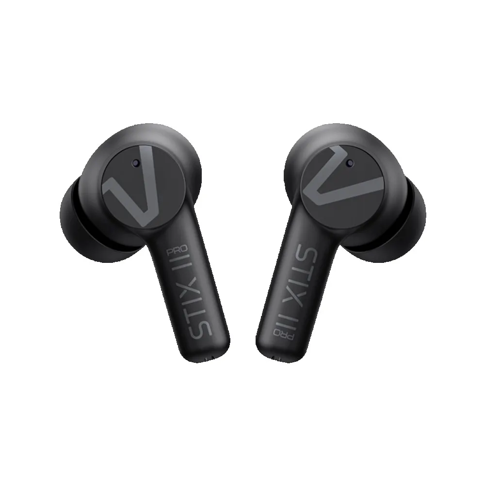 Veho STIX II Pro True Wireless Earphones - Carbon Black