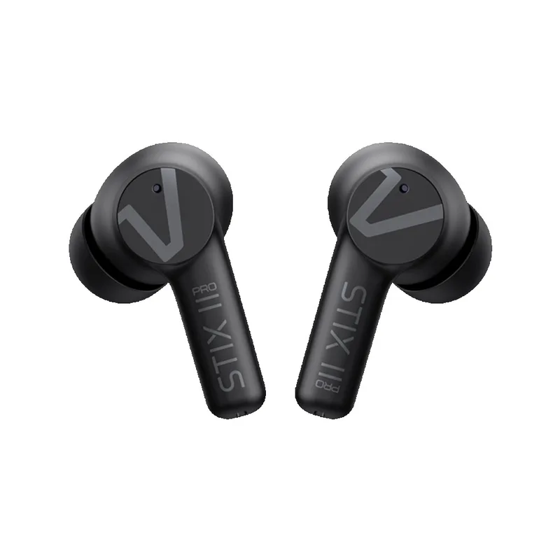 Veho STIX II Pro True Wireless Earphones - Carbon Black