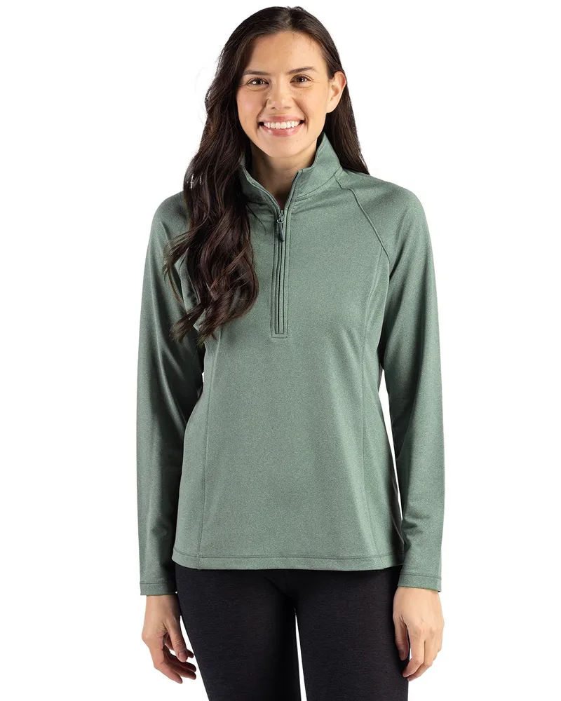 Clique Dash Recycled Womens Quarter Zip Sweatshirt