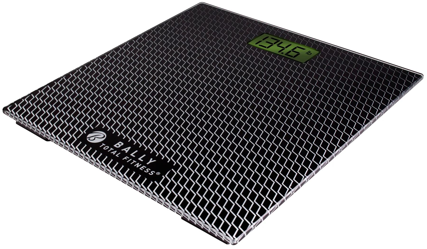 Health, Beauty & Fitness Bally's Digital Bathroom Scale w/3.25" Lcd - Black