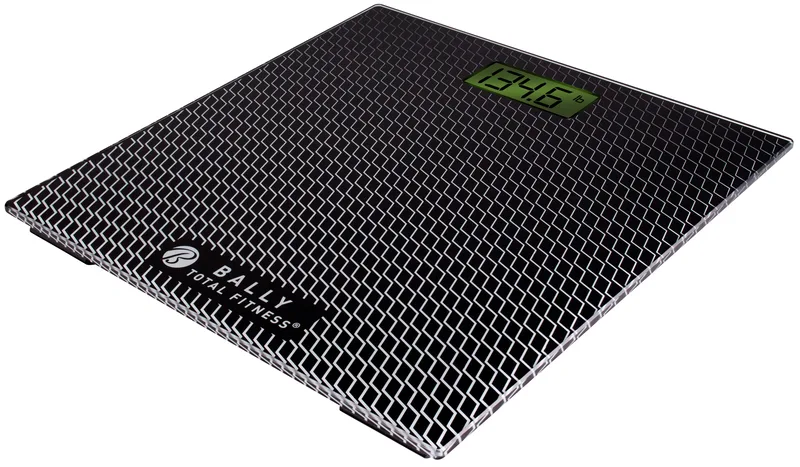 Health, Beauty & Fitness Bally's Digital Bathroom Scale w/3.25" Lcd - Black