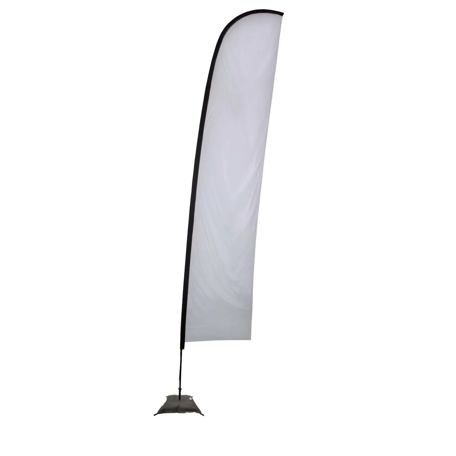 17' Elite Blade Nylon Sail Sign Flag, 1-Sided, Scissor Base view 2