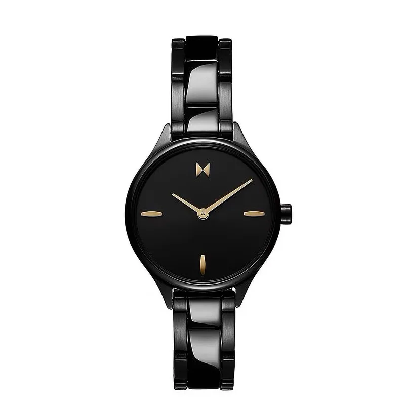 MVMT Ladies Reina Black Ion-Plated Stainless Steel Watch Black Dial