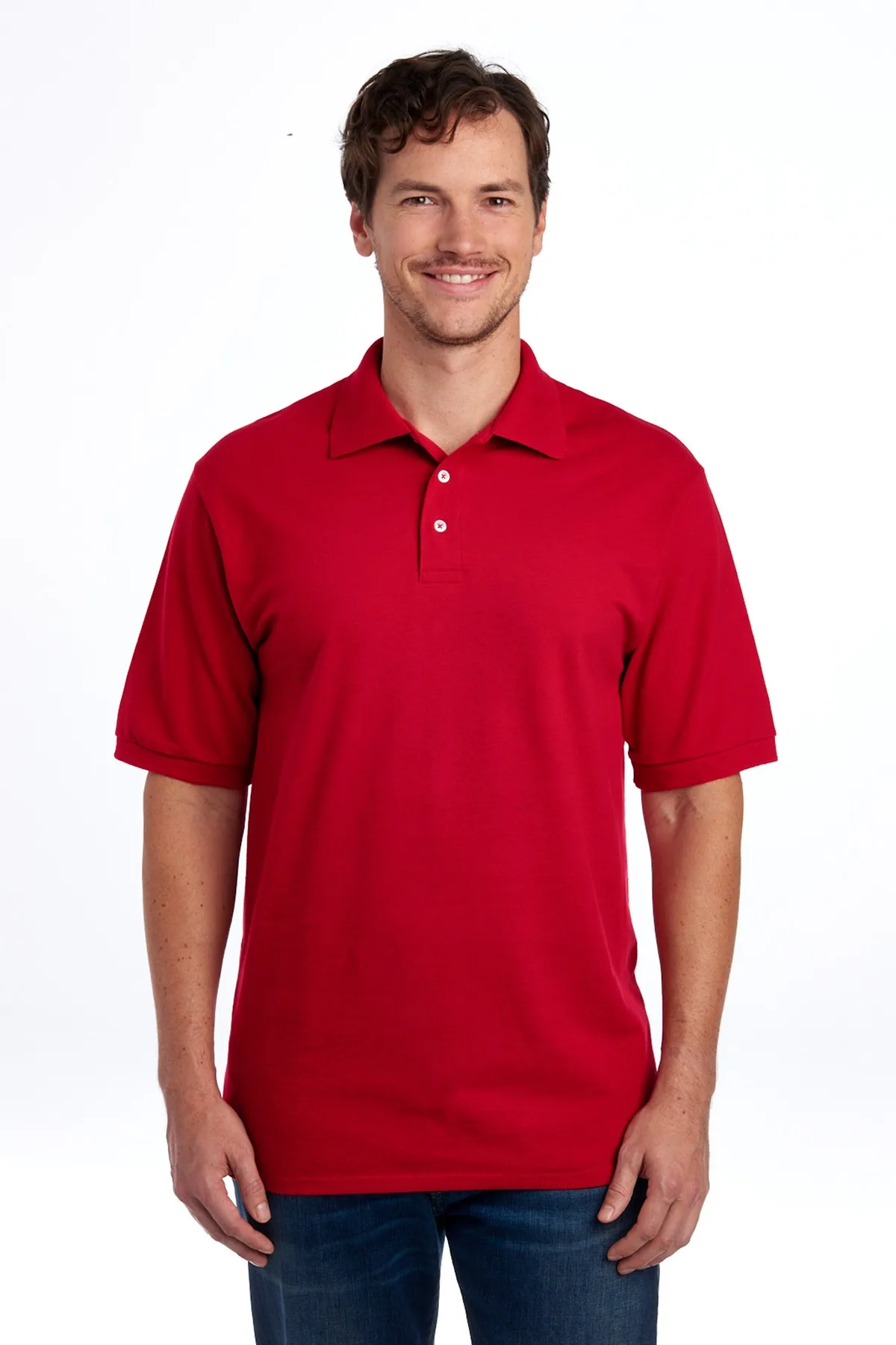 Jerzees® Unisex Premium Ring Spun Cotton Pique Sport Shirt view 7