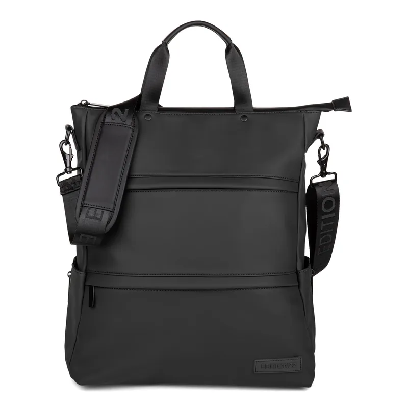 Bugatti X E22 E22 Bugatti X Edition 22 - Business Tote Bag Convertible Into A Backpack- Black