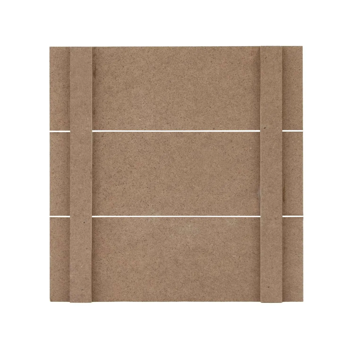 12" x 12" MDF Slatted Wood Print view 4