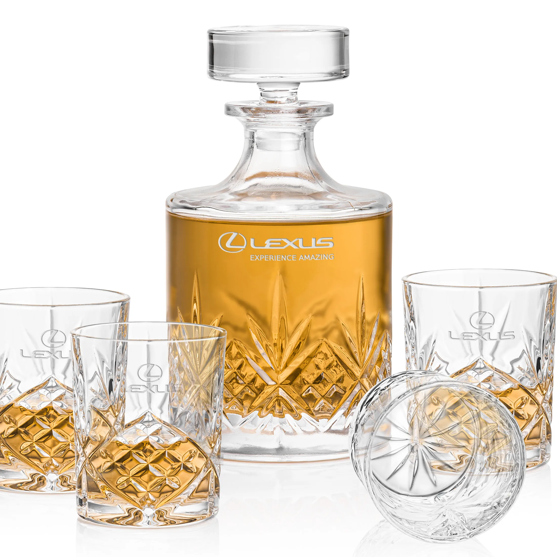 Decanter Set, Decanter & 4 OTR