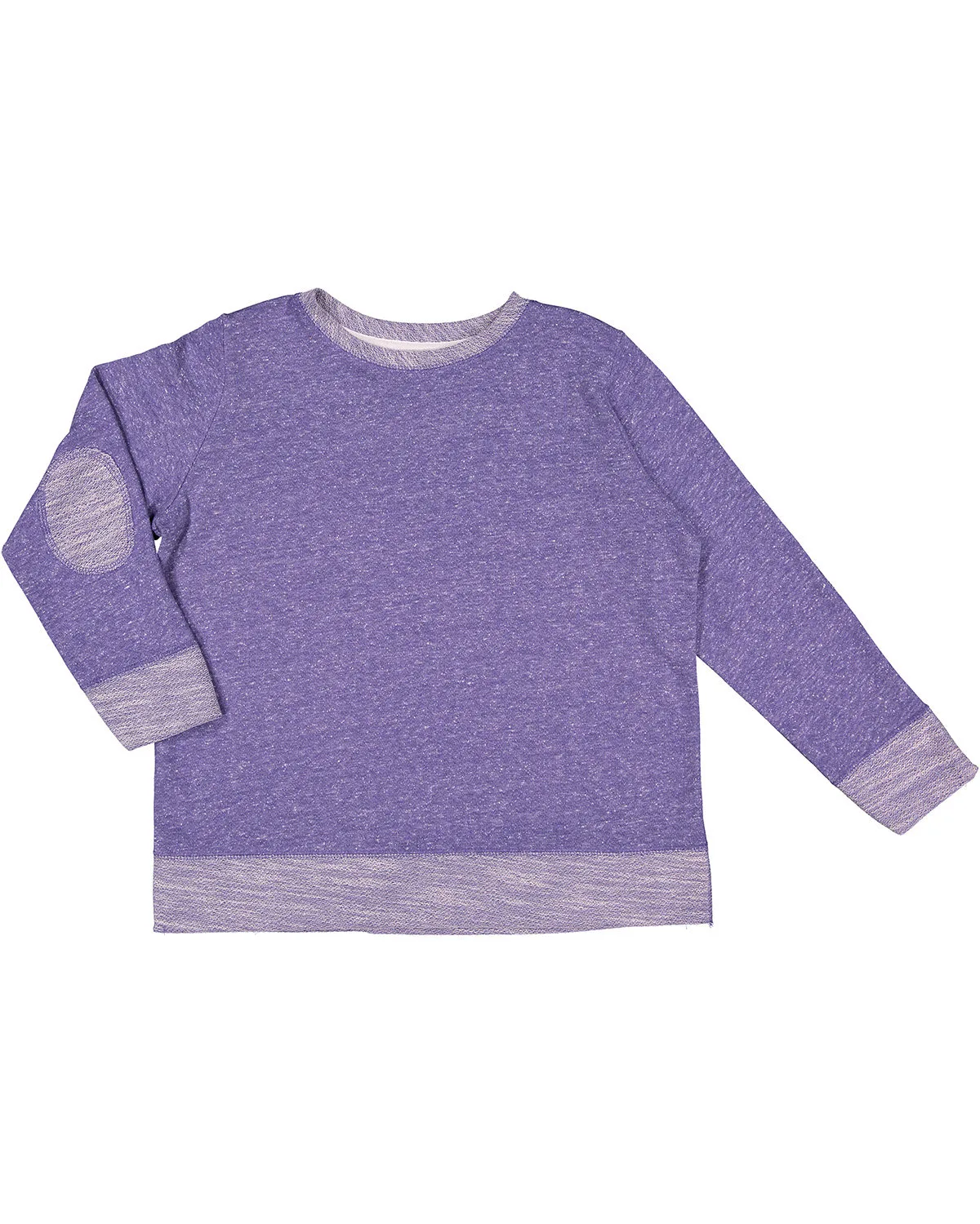 LAT Youth French Terry Long Sleeve Crewneck Sweatshirt view 5