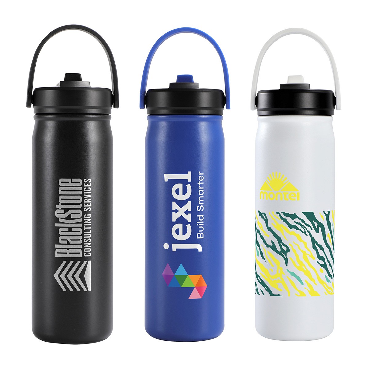Lennon 20 oz Eco-friendly Straw Lid Vacuum Bottle