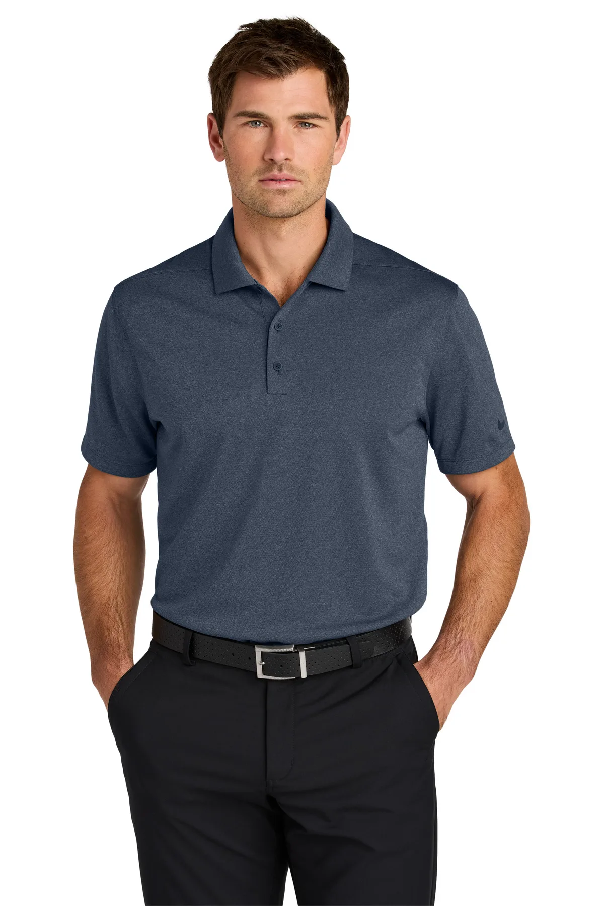 Nike Dri-FIT Smooth Heather Polo view 4