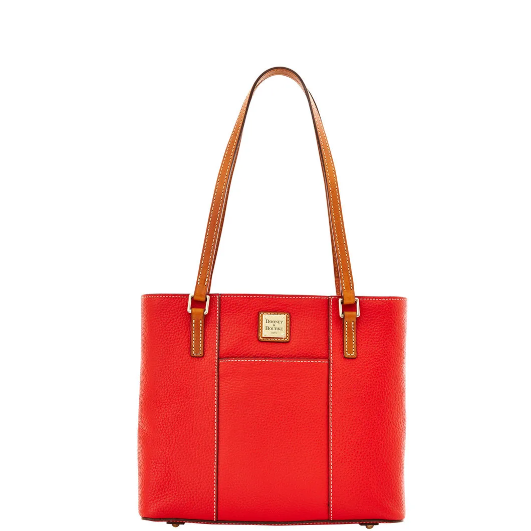 Dooney & Bourke Red Pebble Grain Small Lexington Shopper