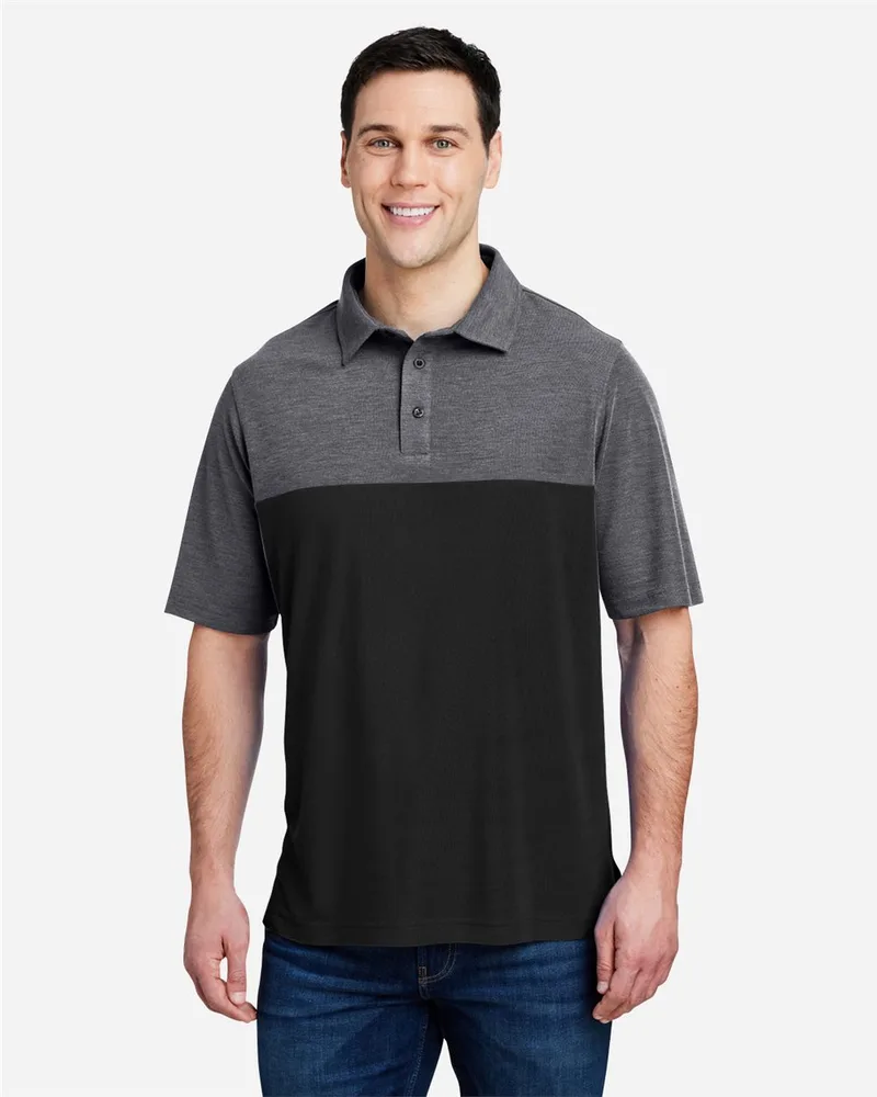 CORE365™ Men's Fusion ChromaSoft™ Colorblock Polo Shirt view 2