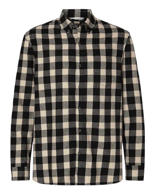 Black/Ecru Beige Buffalo Plaid Lifestyle View