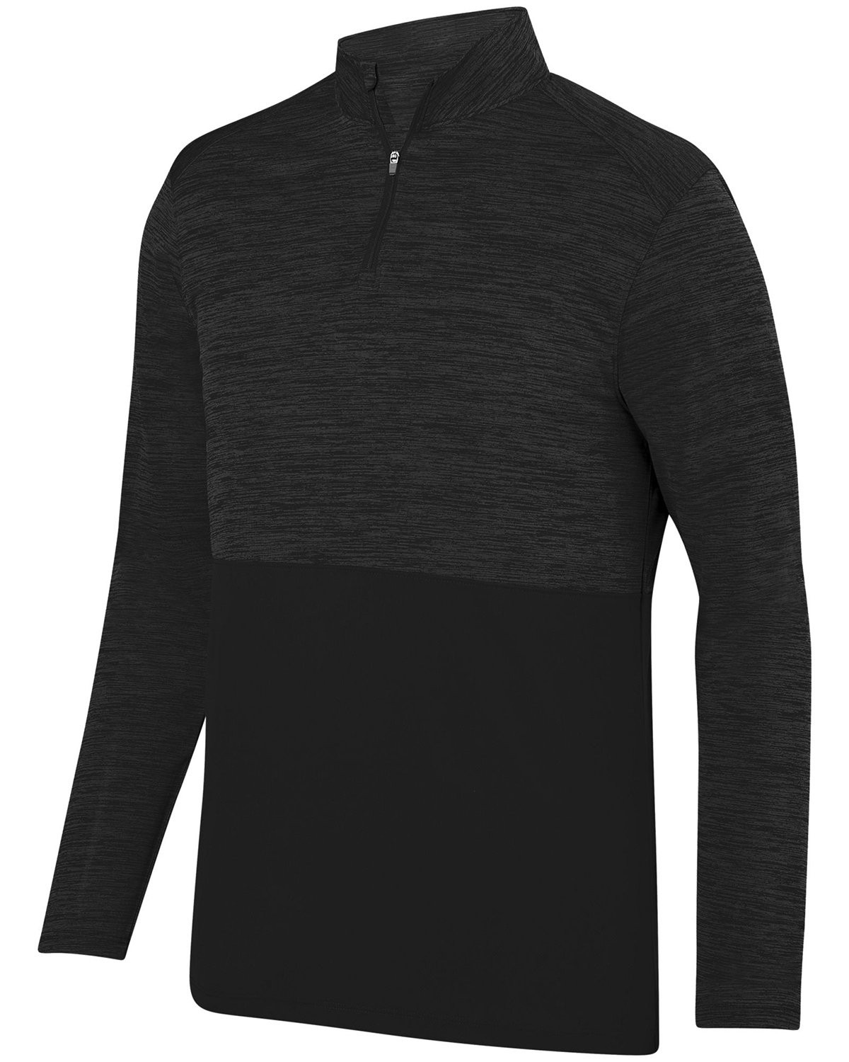 Augusta Adult Shadow Tonal Heather Quarter-Zip Pullover