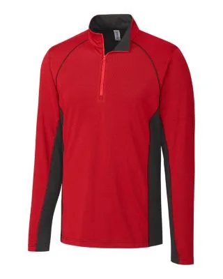 Clique Ice Pique Colorblock Mens Half Zip Tech Pullover view 4