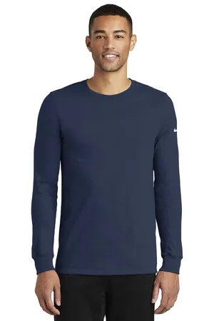 Nike Dri-FIT Cotton/Poly Long Sleeve Tee. view 3