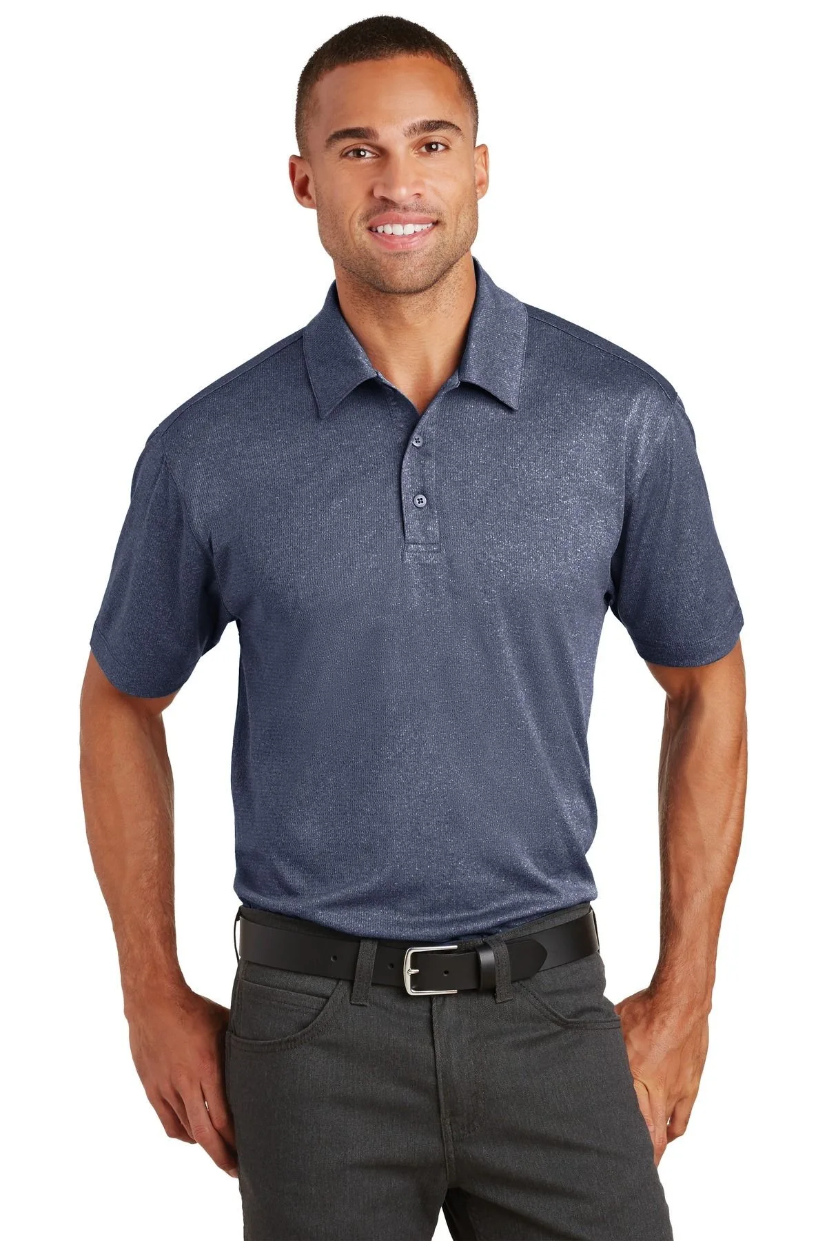 Port Authority® Trace Heather Polo.